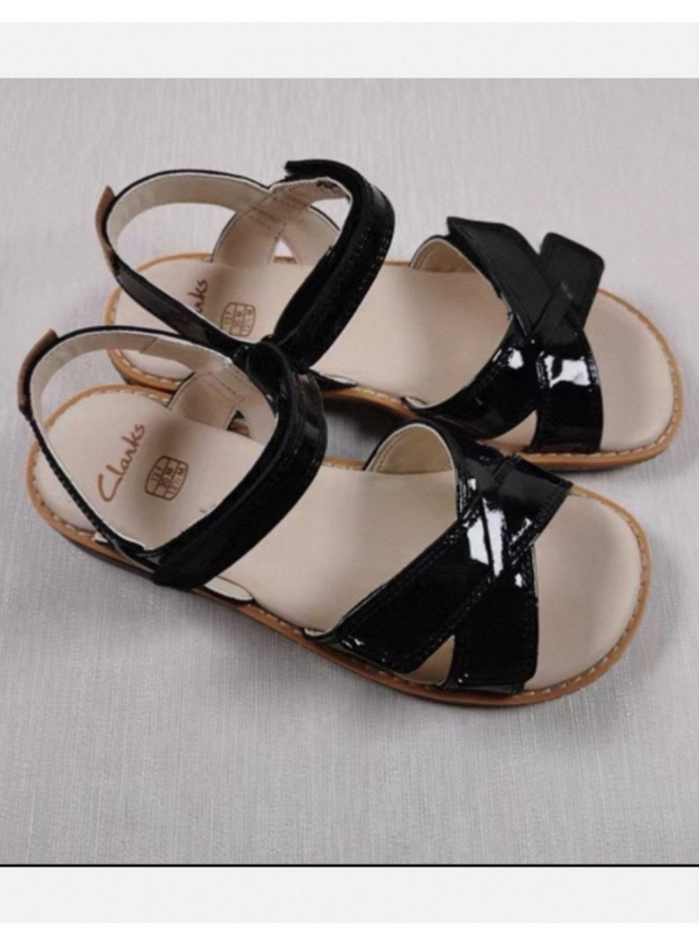 Clarks Girls Sandals Black Size 11.5 M NWOT